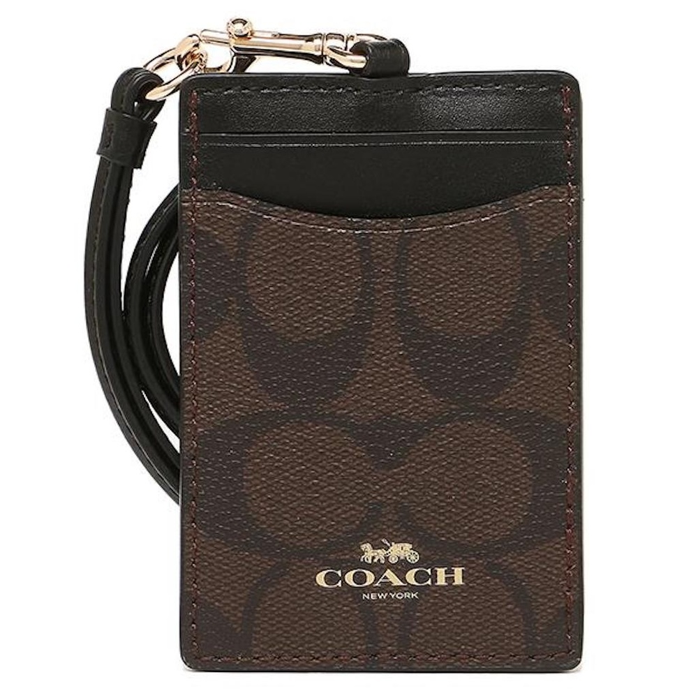 NEW Coach Signature Card Case Employee ID lanyard - Picture 4 of 6